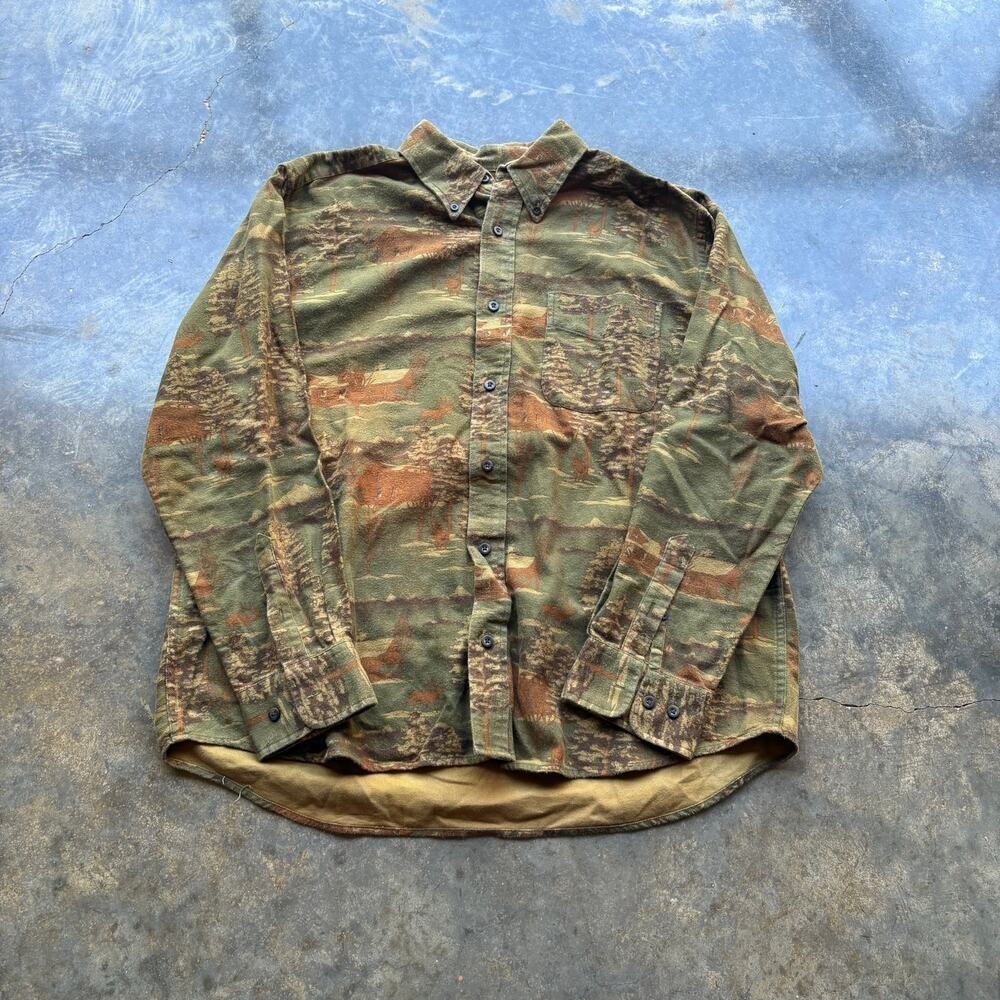 Vintage Eddie Bauer Cotton Button‎ Up Shirt